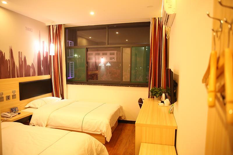 Thank Inn Chain Hotel Shandong Weifang Qingzhou Railway Station Gaoliu Esterno foto